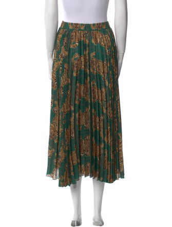 La DoubleJ Printed Midi Length Skirt