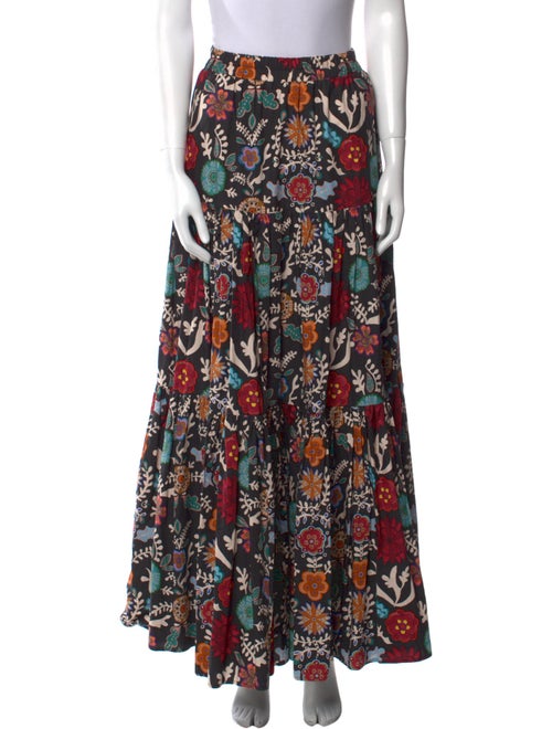La DoubleJ Floral Print Long Skirt