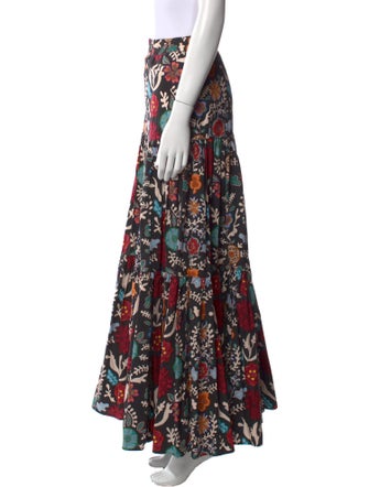 La DoubleJ Floral Print Long Skirt