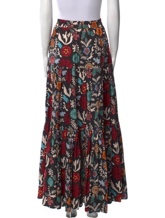 La DoubleJ Floral Print Long Skirt