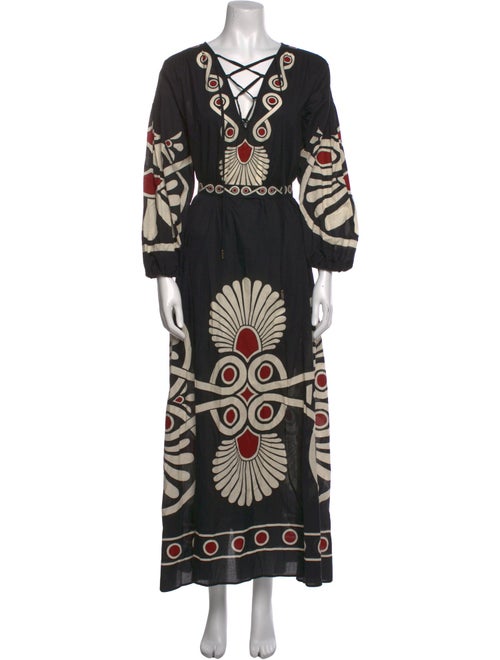 La DoubleJ Printed Long Dress