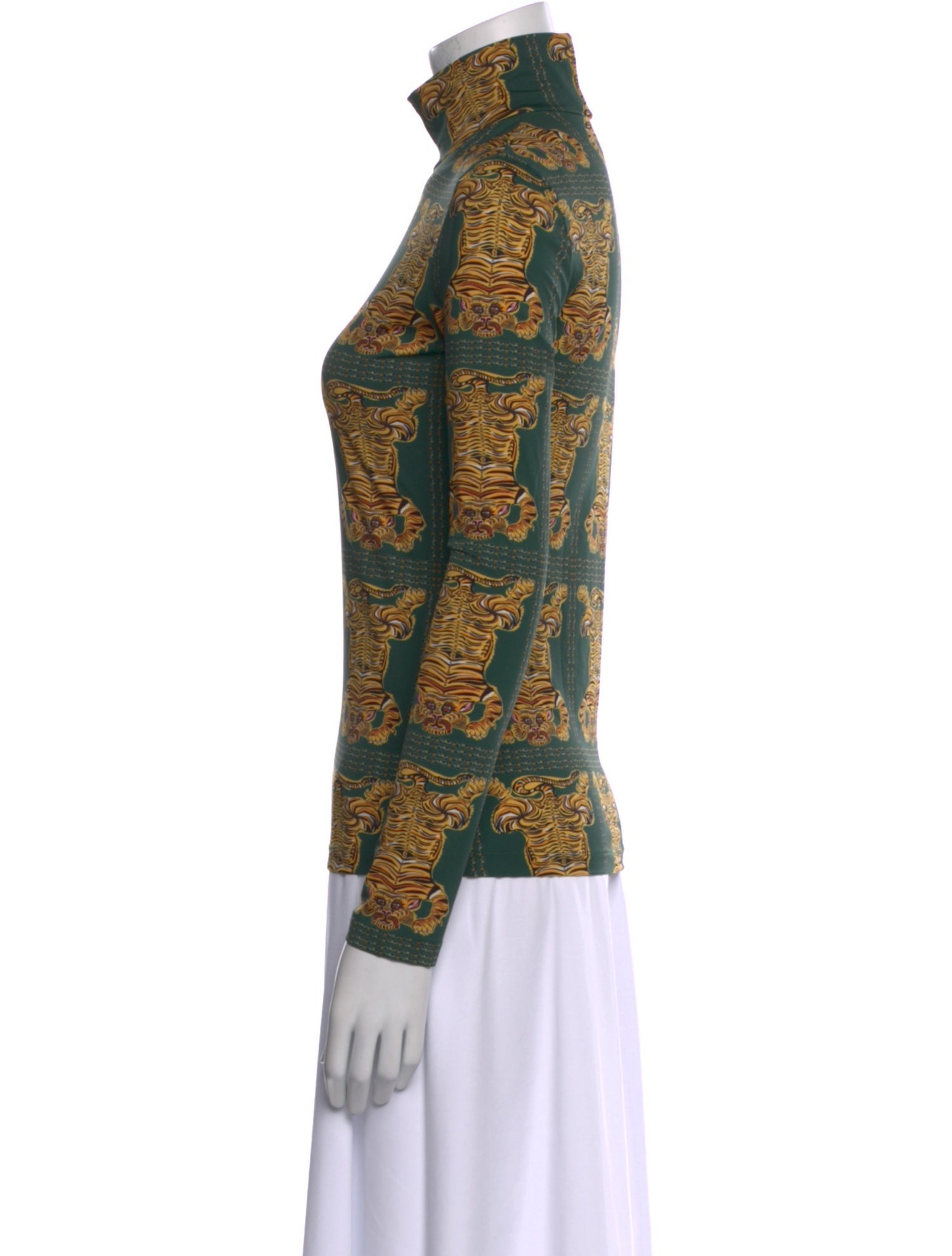 La DoubleJ Nylon Printed Blouse