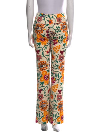 La DoubleJ Floral Print Wide Leg Pants