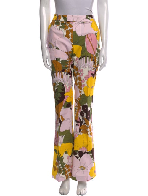 La DoubleJ Floral Print Wide Leg Pants