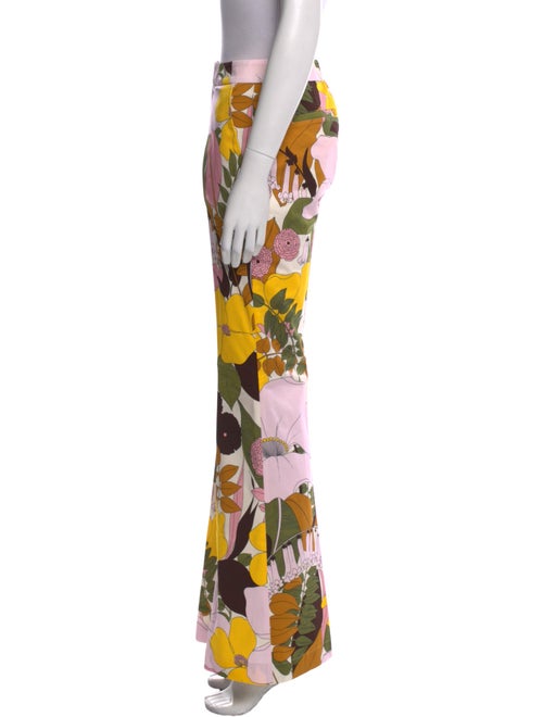 La DoubleJ Floral Print Wide Leg Pants
