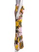 La DoubleJ Floral Print Wide Leg Pants