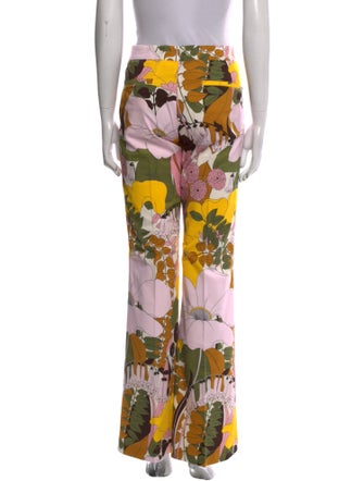 La DoubleJ Floral Print Wide Leg Pants