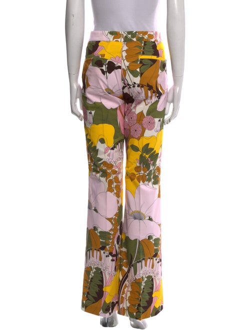 La DoubleJ Floral Print Wide Leg Pants
