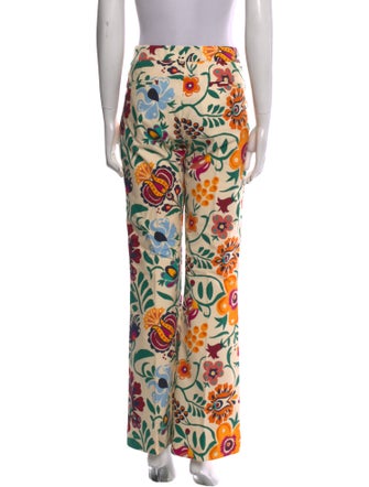 La DoubleJ Floral Print Wide Leg Pants
