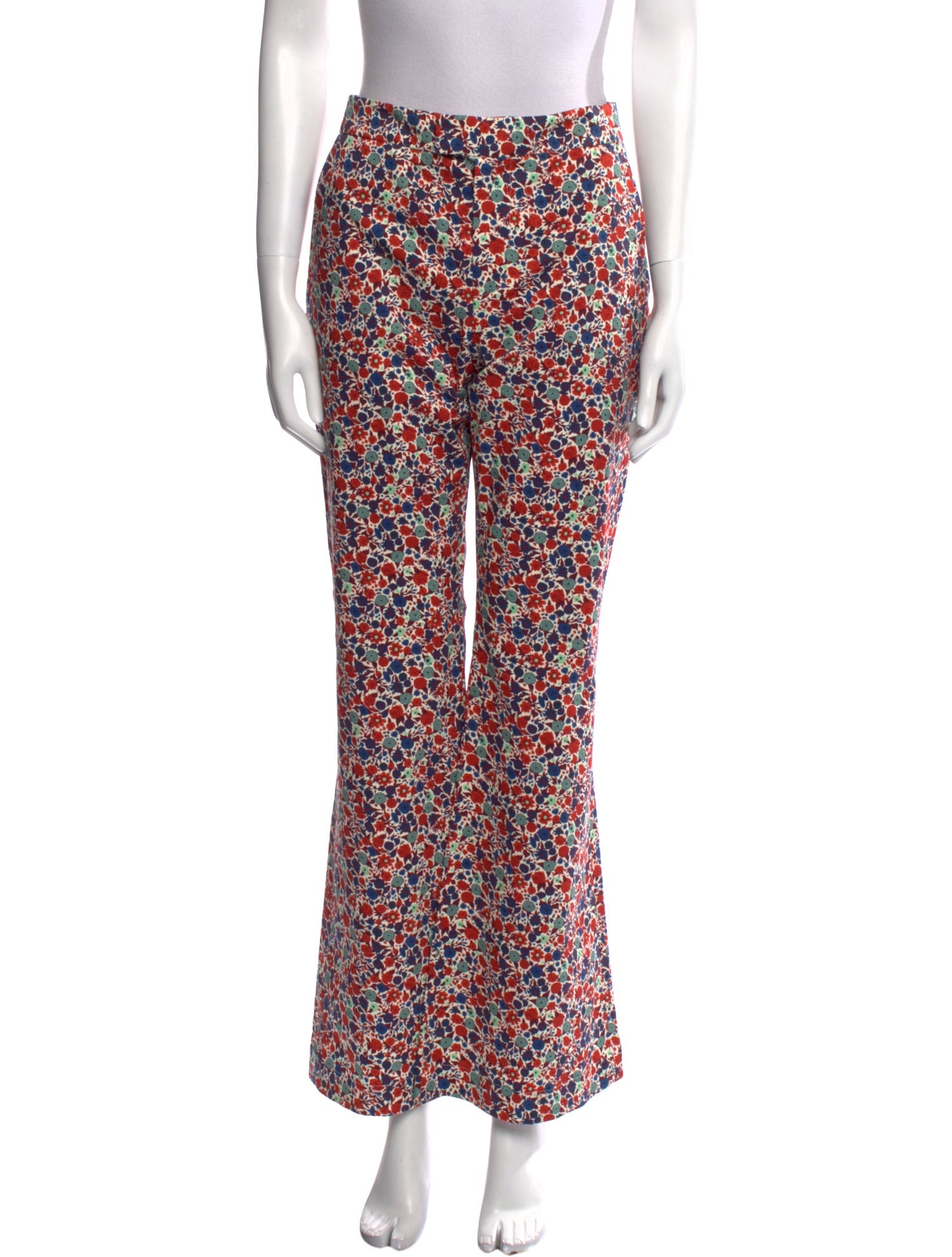La DoubleJ Floral Print Wide Leg Pants