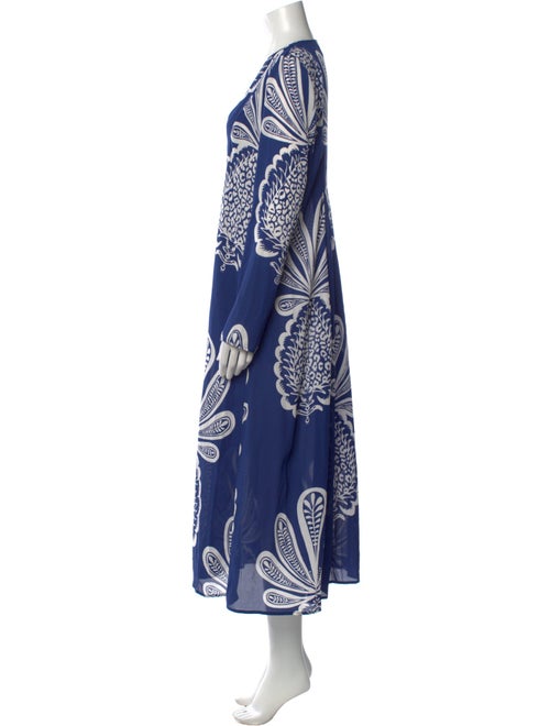 La DoubleJ Paisley Print Long Dress