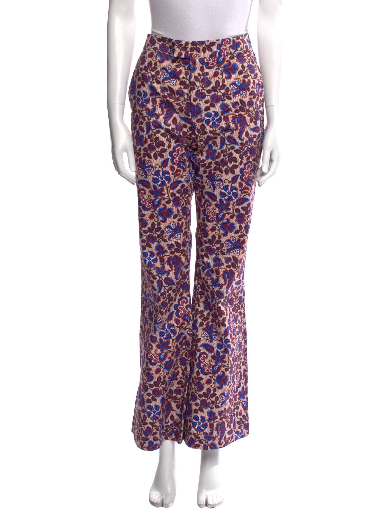 La DoubleJ Floral Print Wide Leg Pants