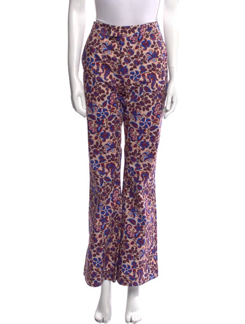 La DoubleJ Floral Print Wide Leg Pants