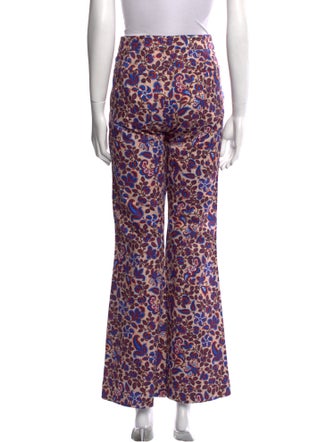 La DoubleJ Floral Print Wide Leg Pants