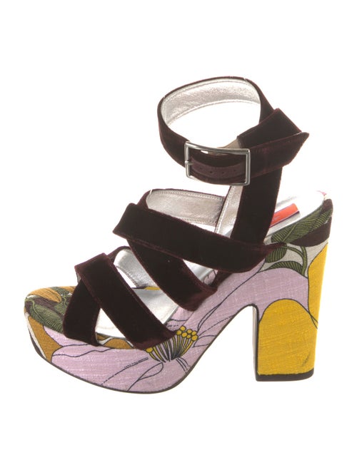 La DoubleJ Printed Sandals