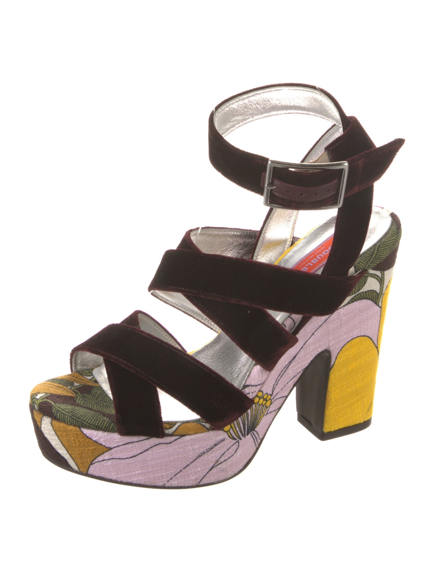 La DoubleJ Printed Sandals