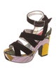 La DoubleJ Printed Sandals