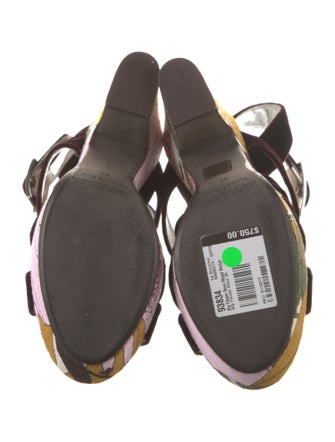 La DoubleJ Printed Sandals