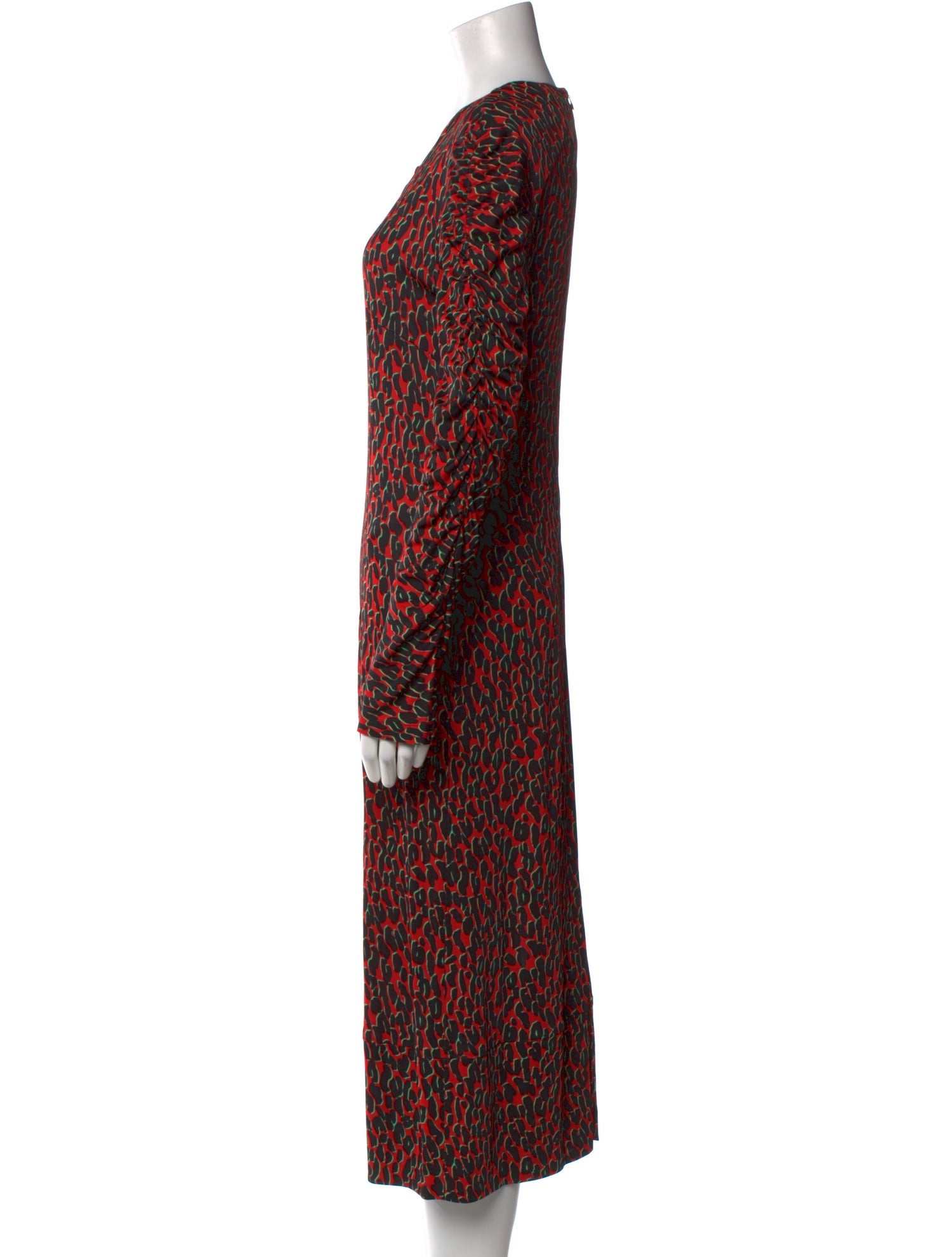 La DoubleJ Printed Midi Length Dress