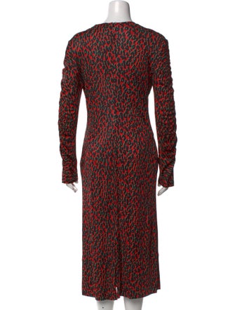 La DoubleJ Printed Midi Length Dress