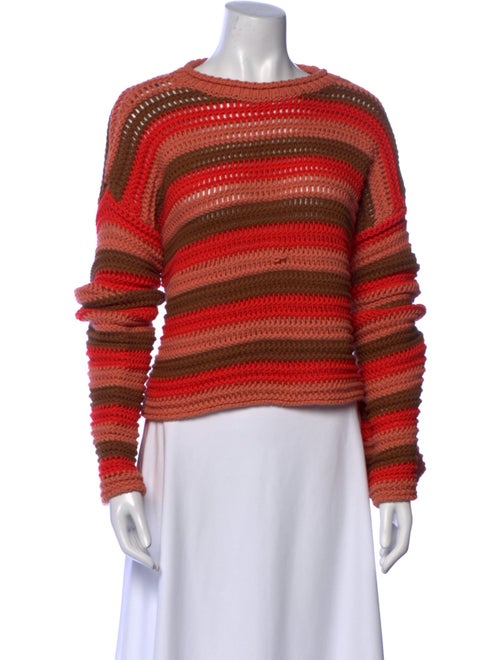 La DoubleJ Striped Crew Neck Sweater