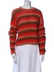 La DoubleJ Striped Crew Neck Sweater