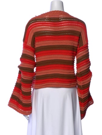 La DoubleJ Striped Crew Neck Sweater