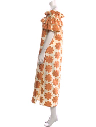 La DoubleJ Floral Print Long Dress