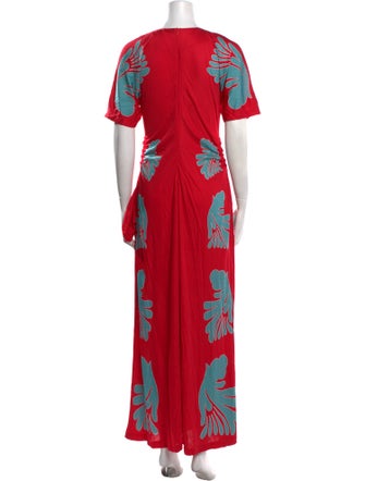 La DoubleJ Printed Long Dress