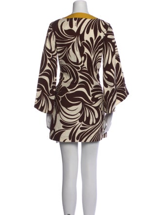 La DoubleJ Printed Mini Dress