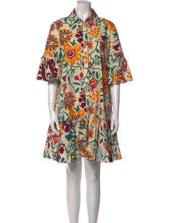 La DoubleJ Printed Midi Length Dress