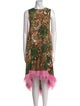 La DoubleJ Printed Knee-Length Dress