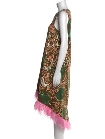 La DoubleJ Printed Knee-Length Dress