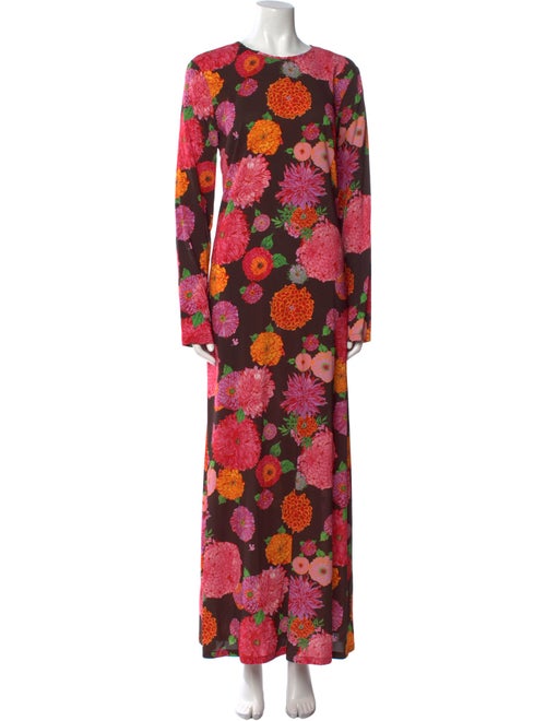 La DoubleJ Floral Print Long Dress