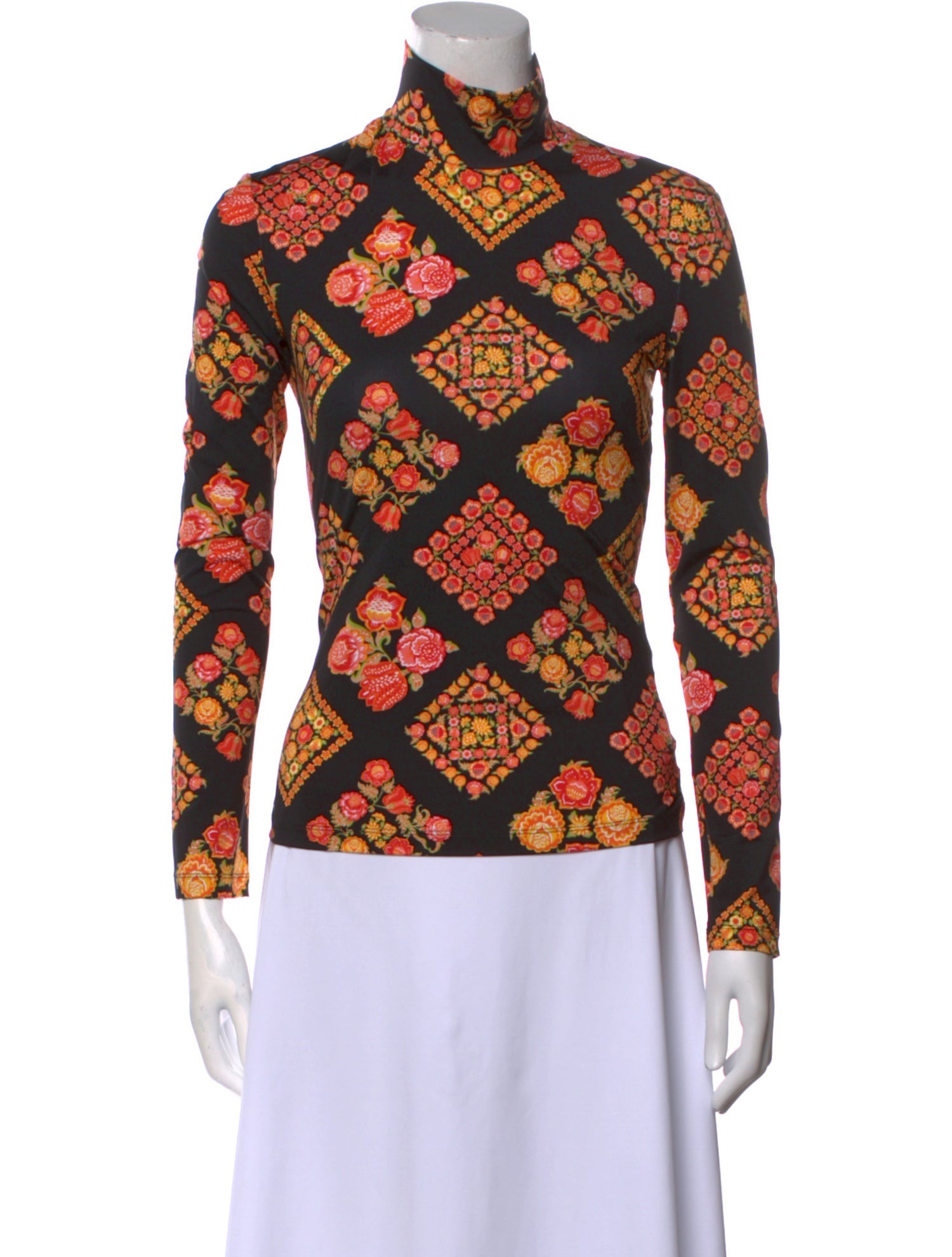 La DoubleJ Printed Turtleneck Top w/ Tags