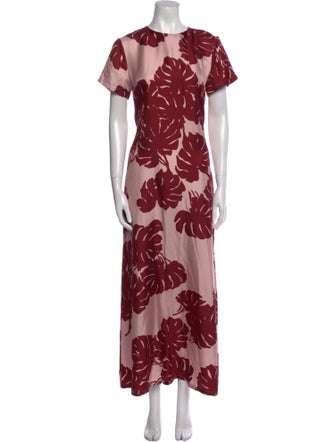 La DoubleJ Floral Print Mini Dress