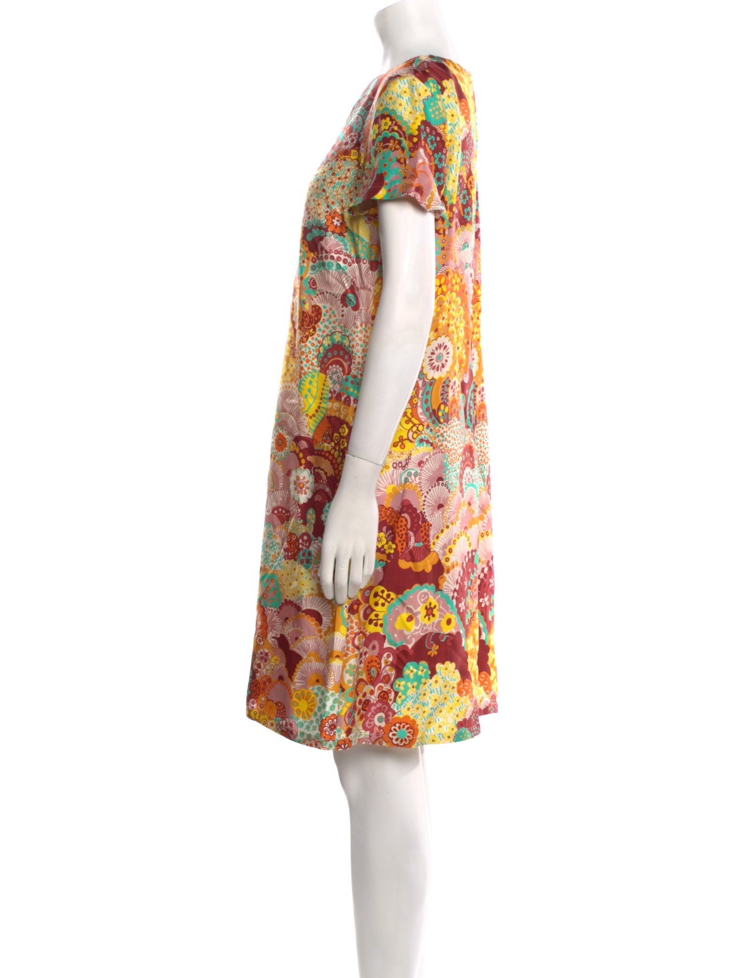 La DoubleJ Silk Knee-Length Dress