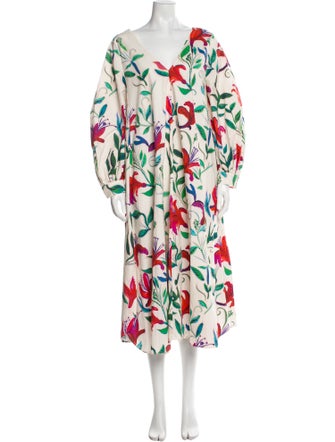 La DoubleJ Floral Print Long Dress