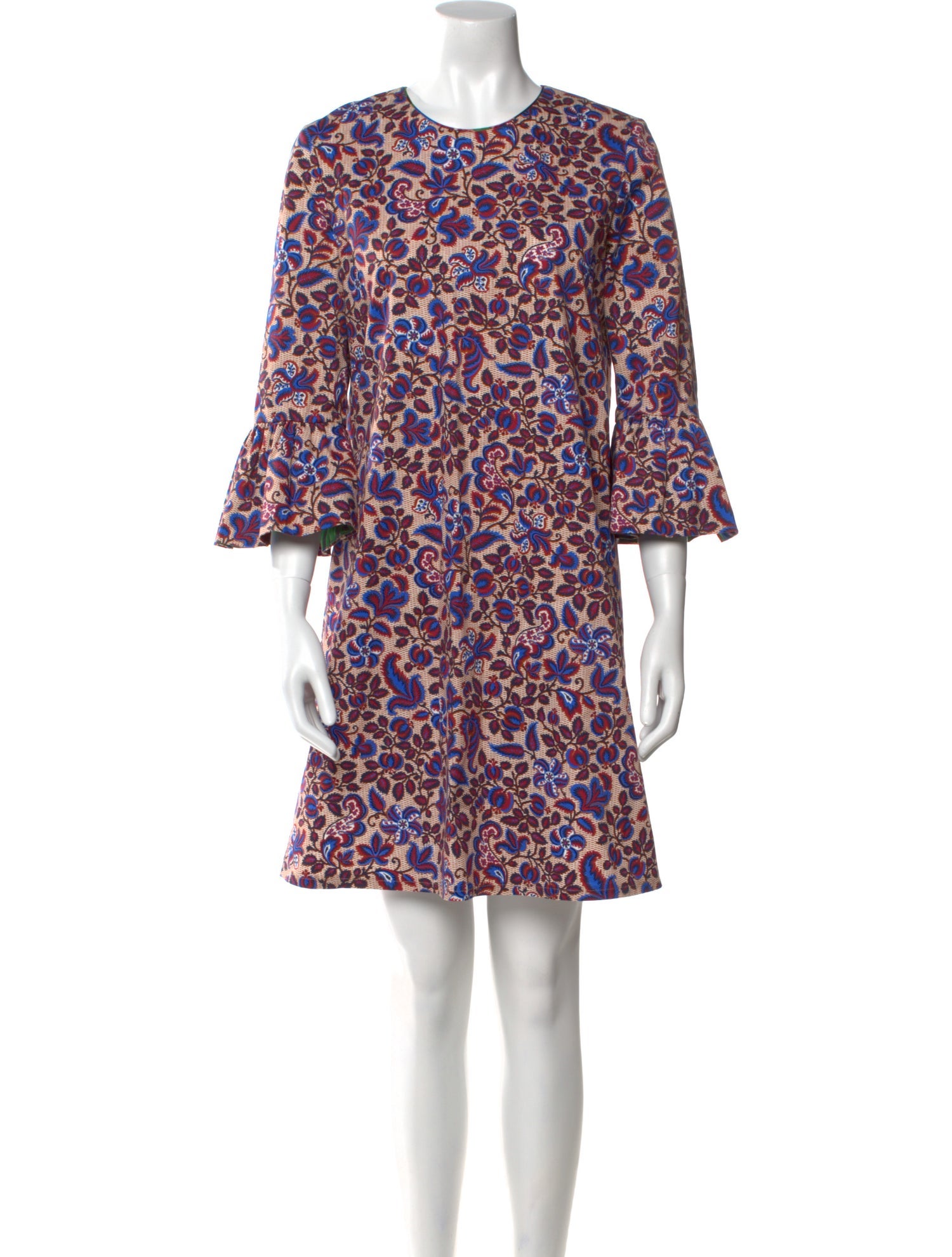 La DoubleJ Floral Print Mini Dress