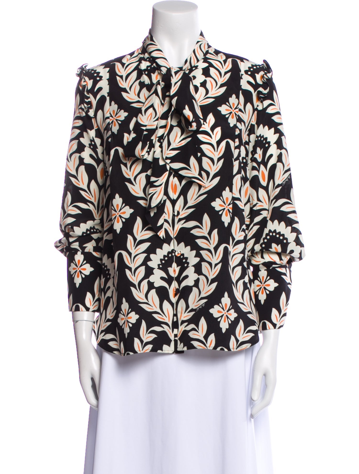 La DoubleJ Silk Floral Print Blouse w/ Tags