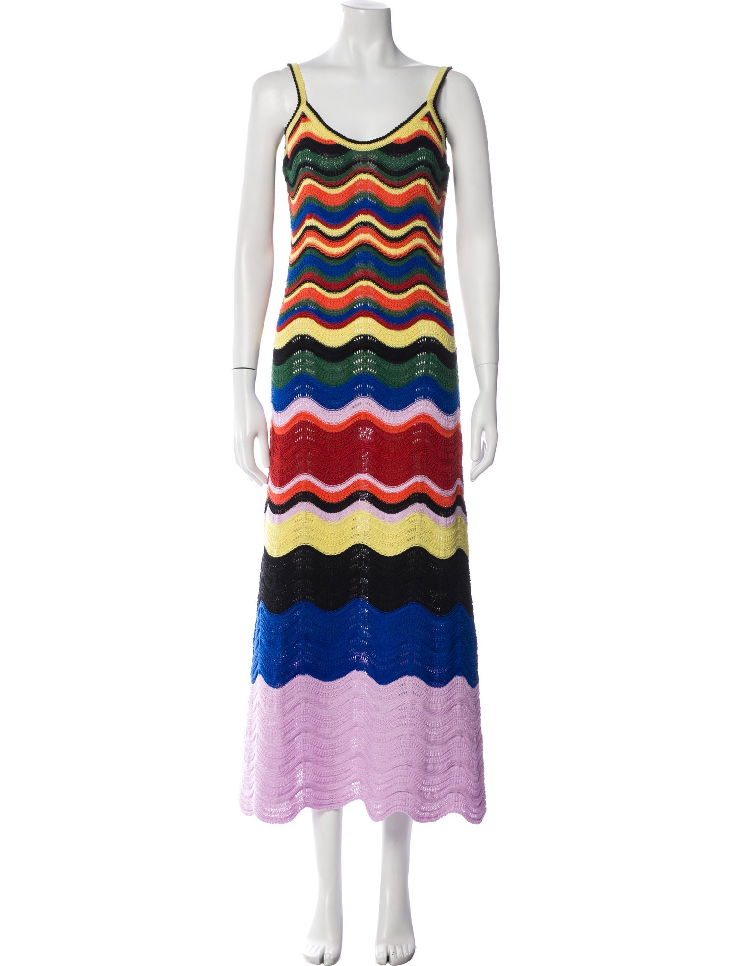 La DoubleJ Striped Long Dress w/ Tags