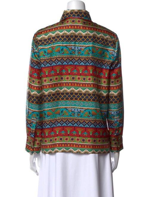 La DoubleJ Silk Printed Blouse