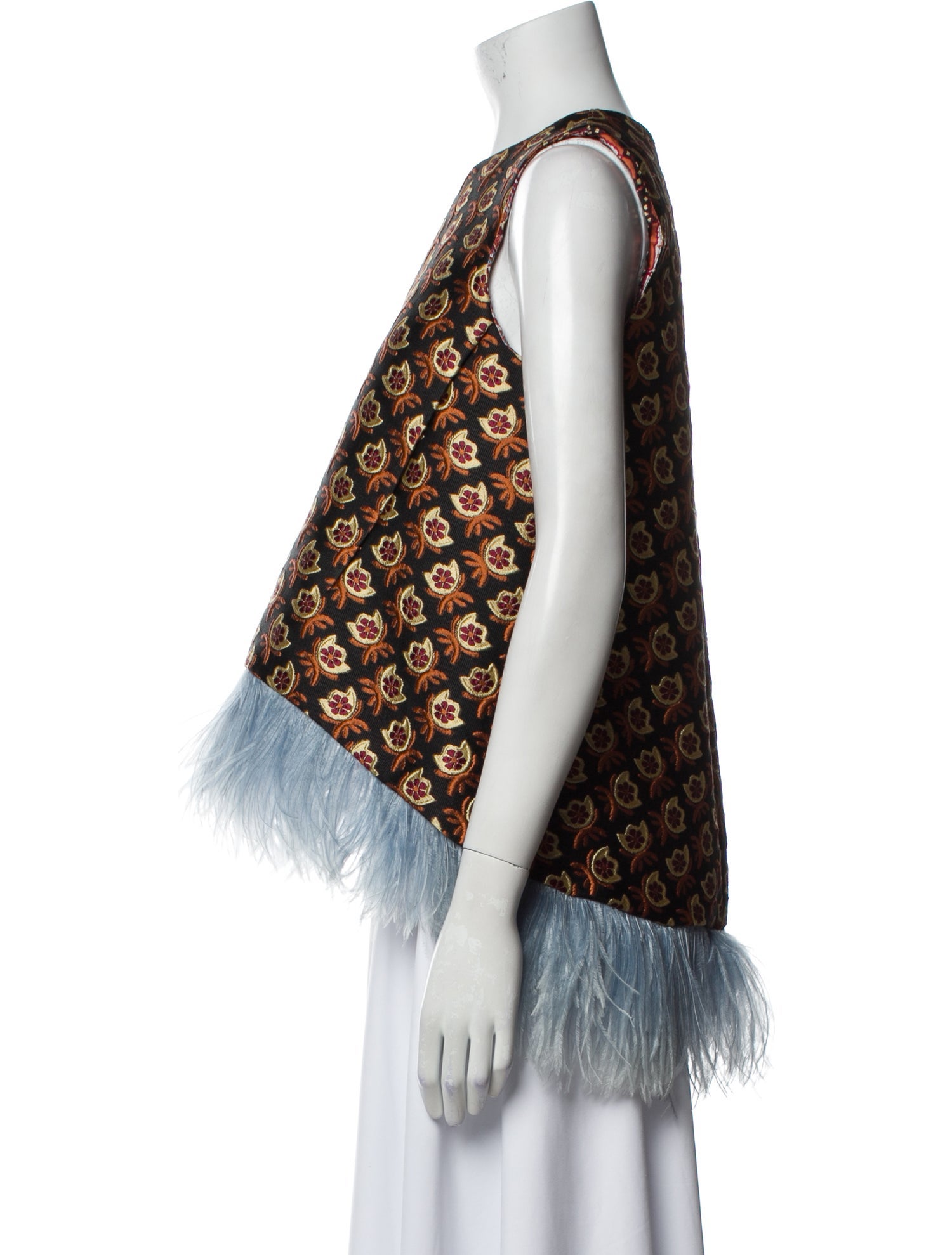 La DoubleJ Printed Crew Neck Blouse