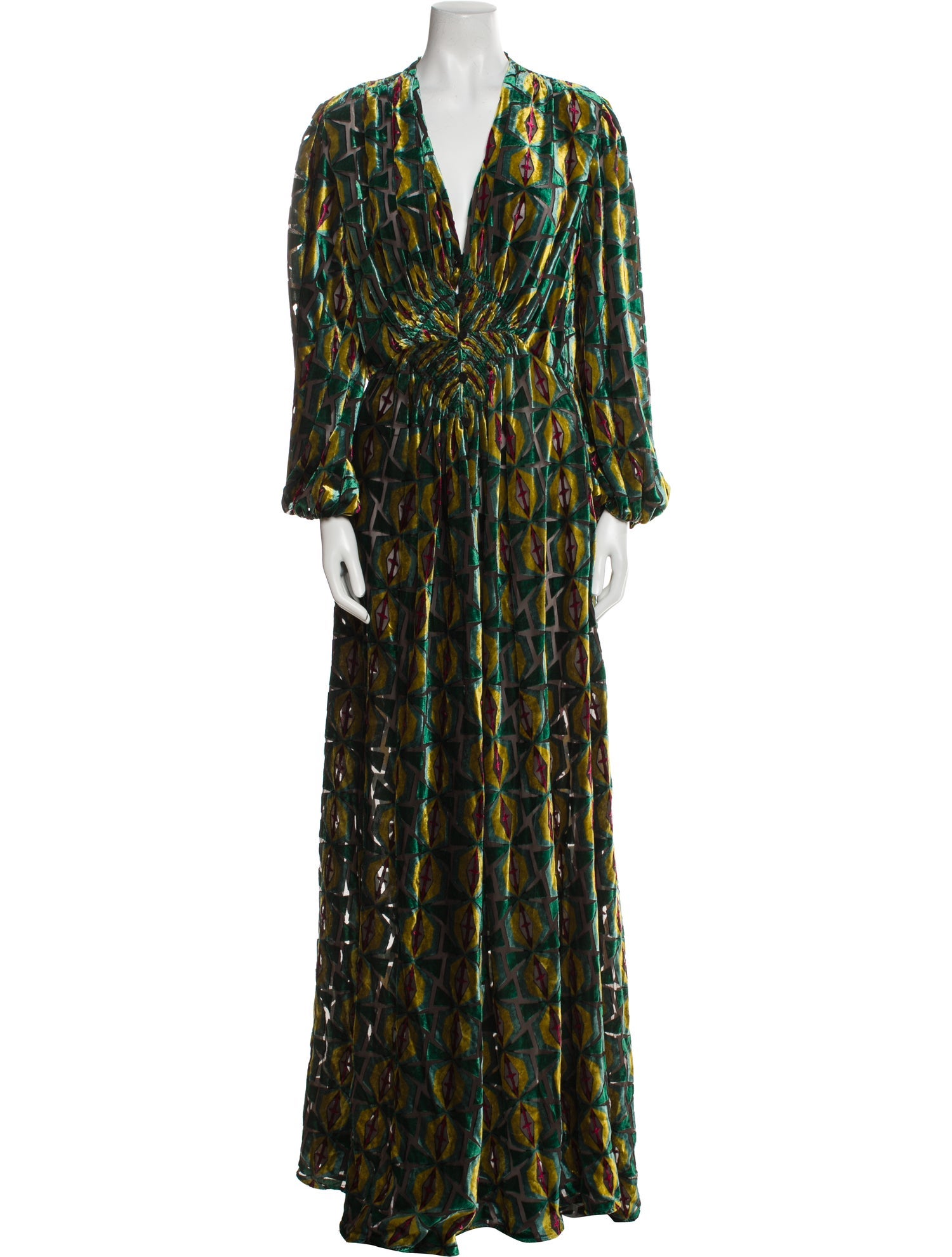 La DoubleJ Printed Long Dress w/ Tags