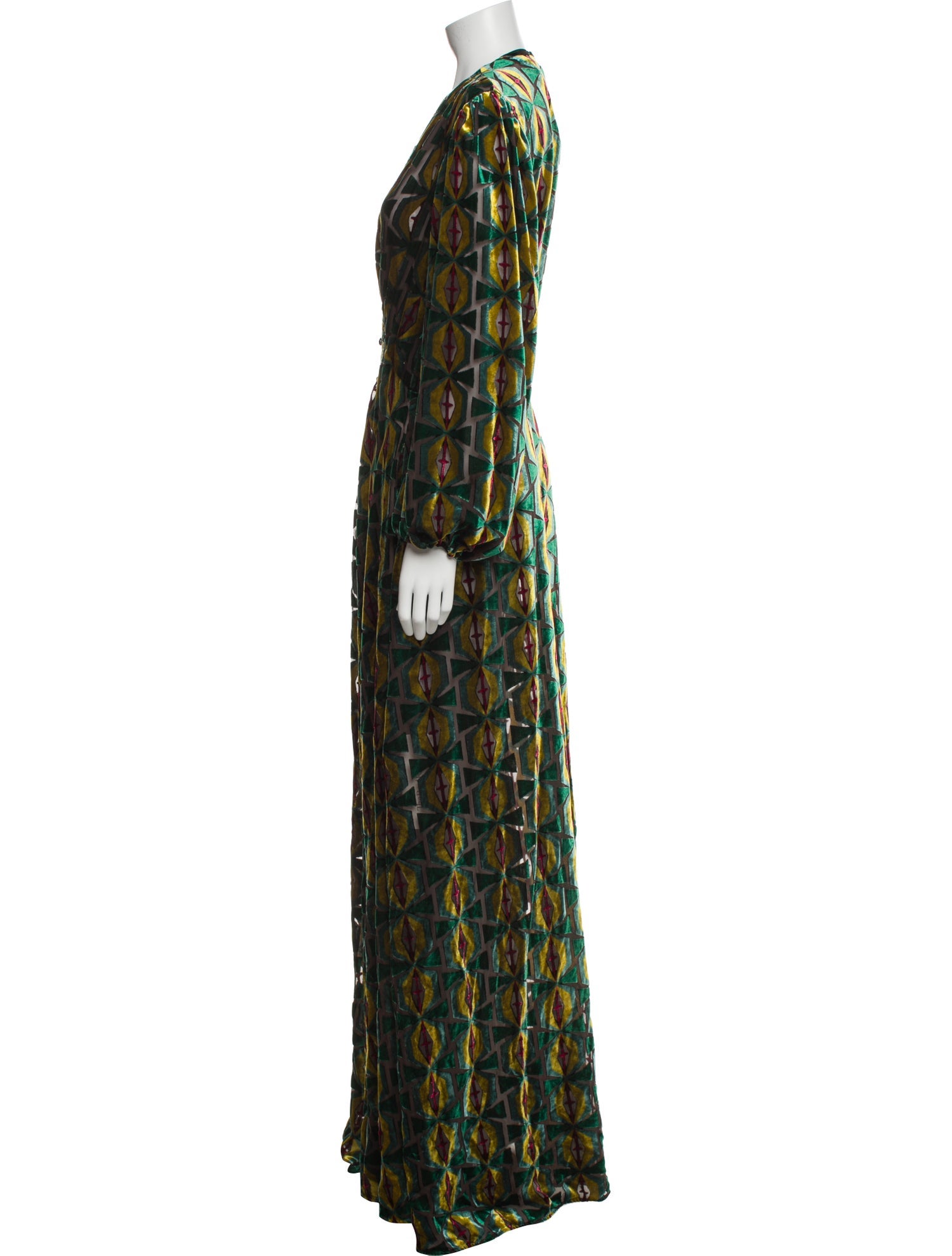 La DoubleJ Printed Long Dress w/ Tags