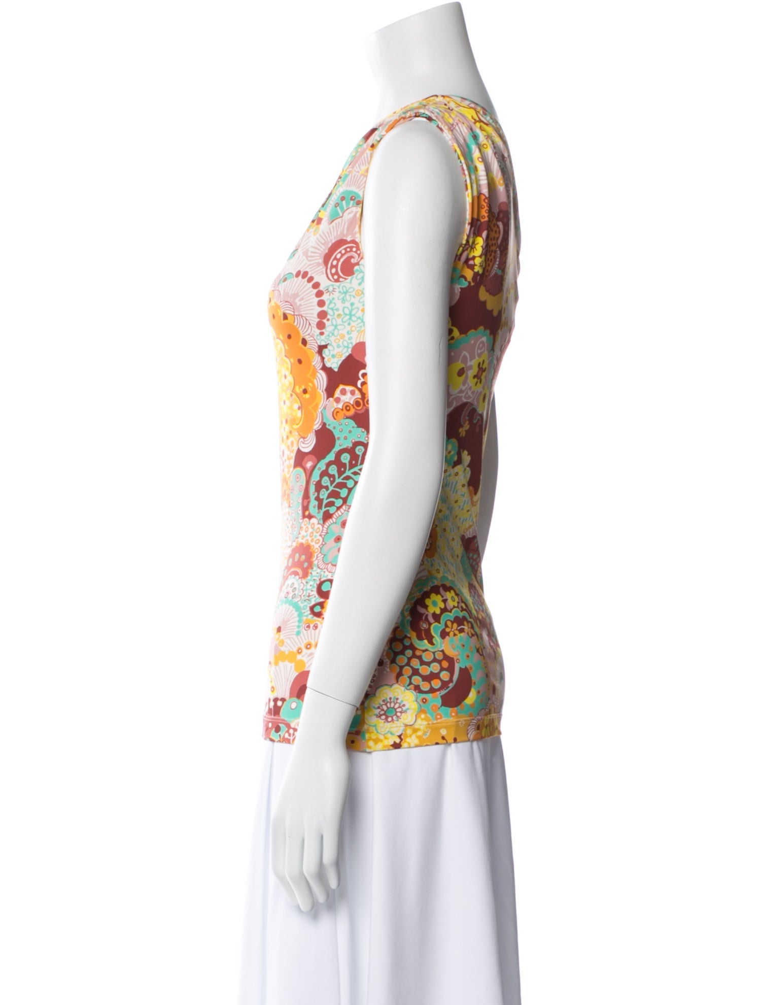 La DoubleJ Printed One-Shoulder Top w/ Tags