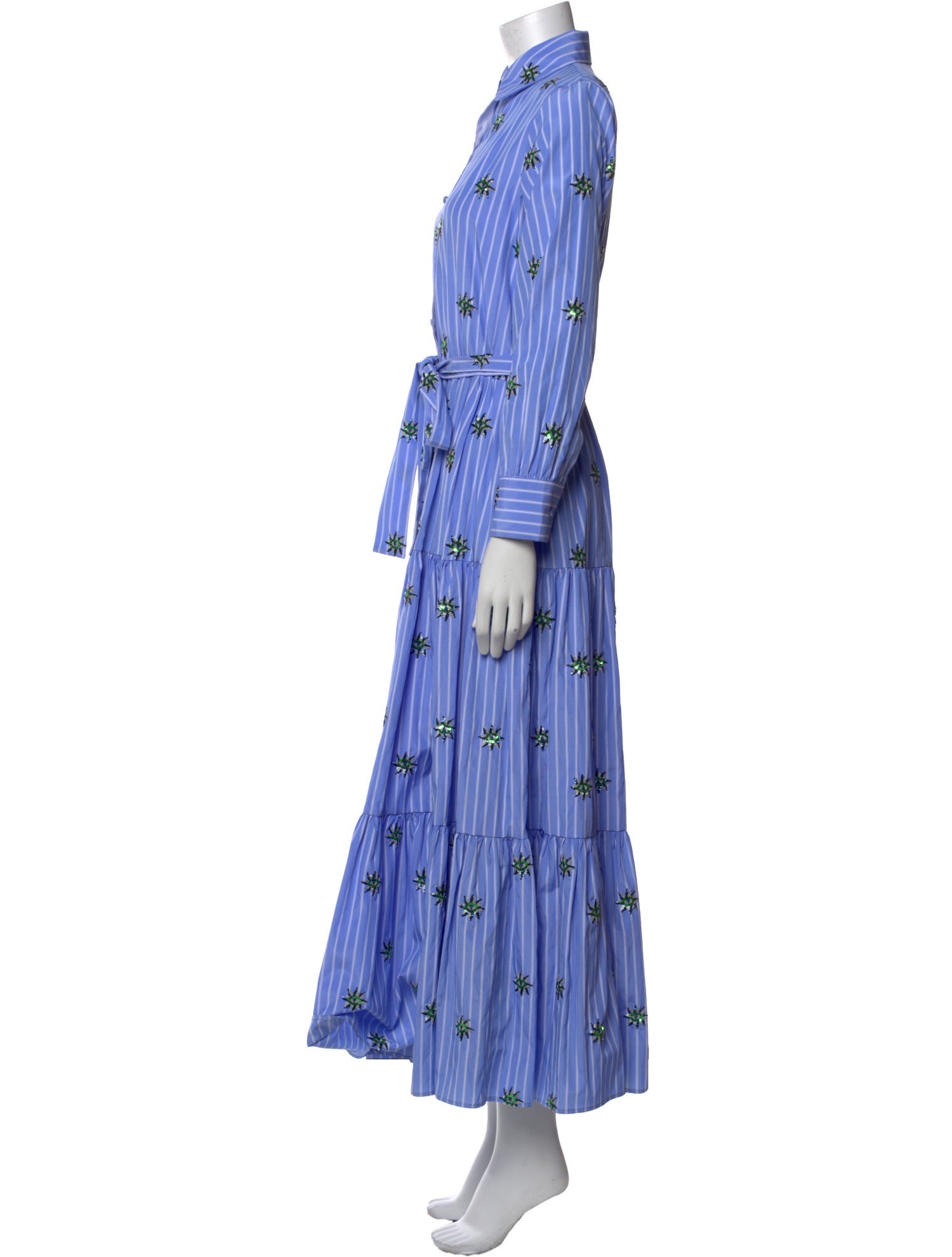 La DoubleJ Striped Long Dress