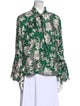 La DoubleJ Silk Floral Print Blouse