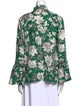 La DoubleJ Silk Floral Print Blouse