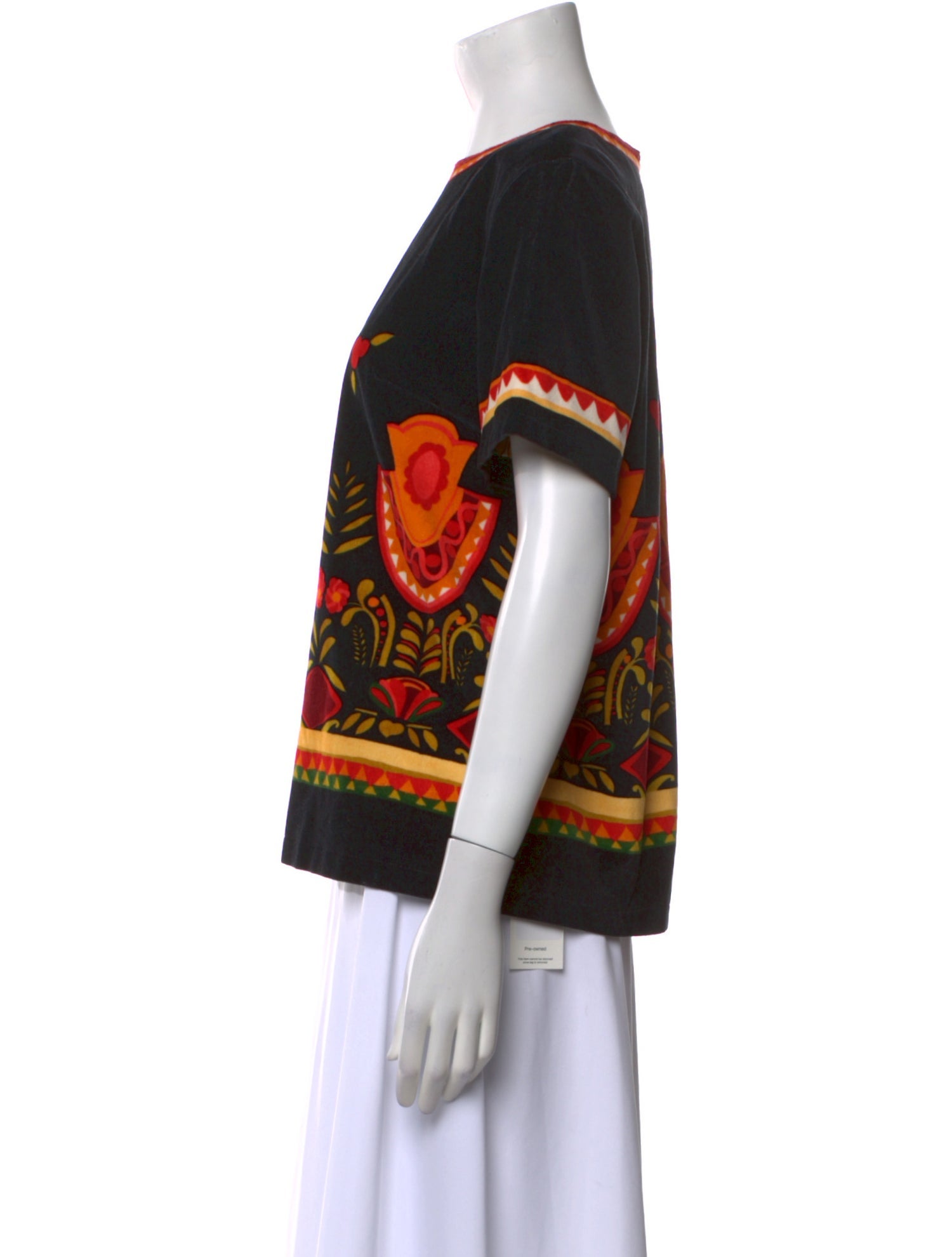 La DoubleJ Printed Bateau Neckline T-Shirt